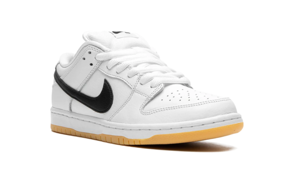 Nike SB Dunk Low Orange White Label Black - Image 5
