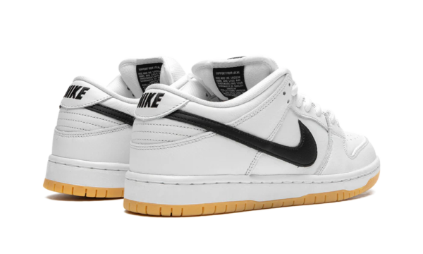 Nike SB Dunk Low Orange White Label Black - Image 3