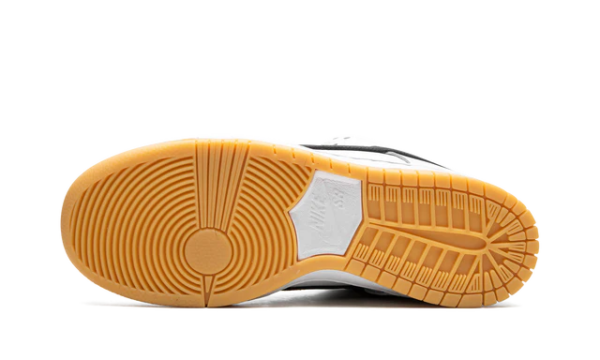Nike SB Dunk Low Orange White Label Black - Image 6