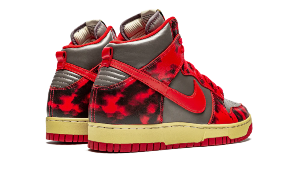 Nike Dunk High Red Acid Wash - Image 3